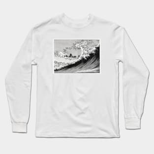 Hokusai's One Hundred Views of Mount Fuji (1835) Long Sleeve T-Shirt